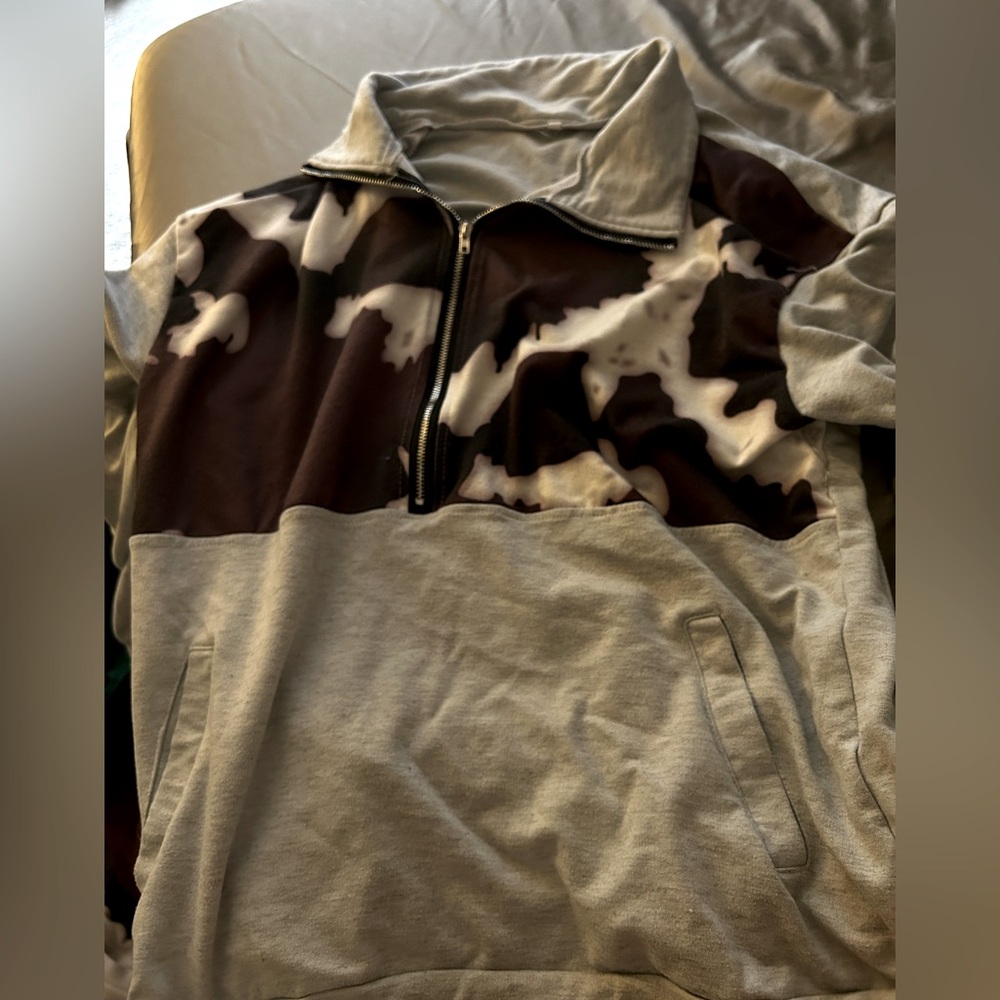 cow print jacket